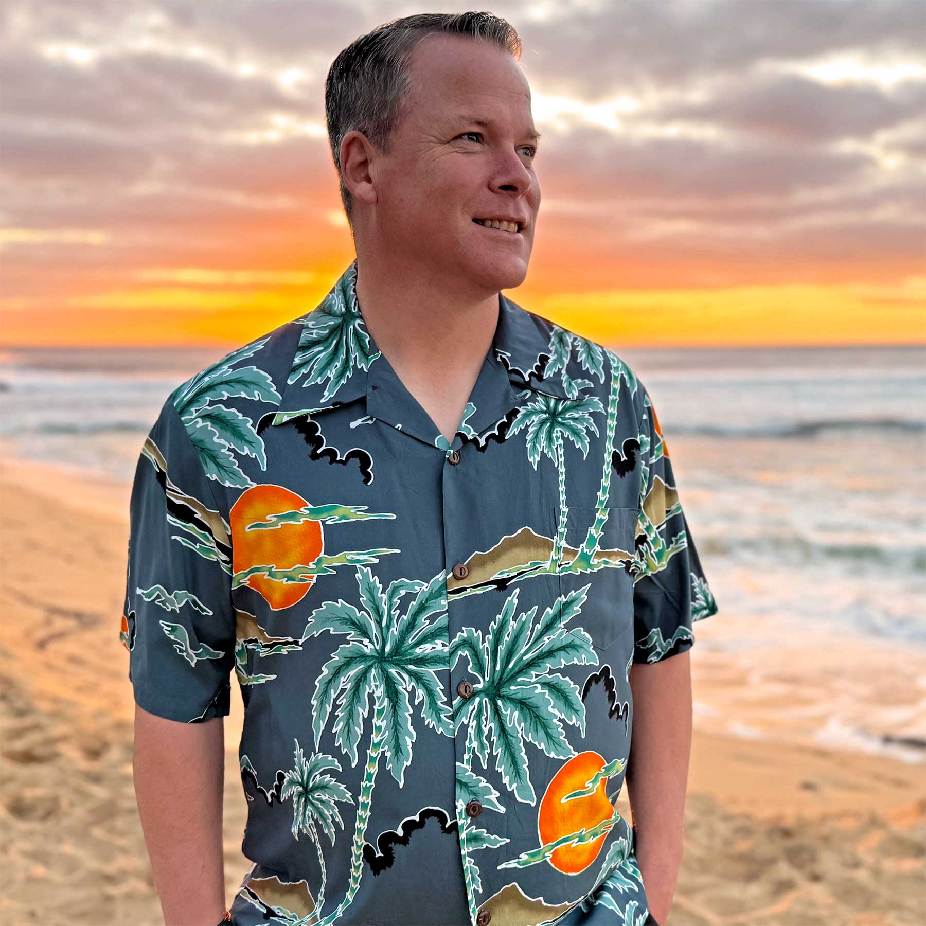 Green Hawaiian Shirts