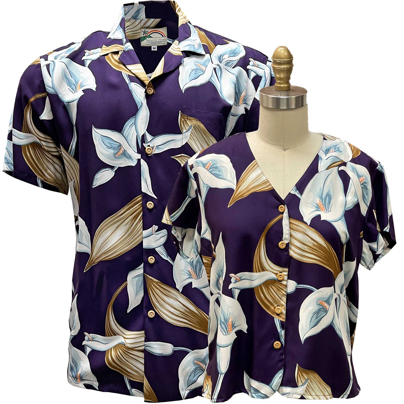 Calla Lily Hawaiian Shirts