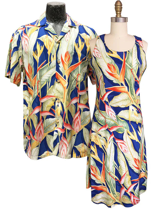 Heliconia Hawaiian Shirts